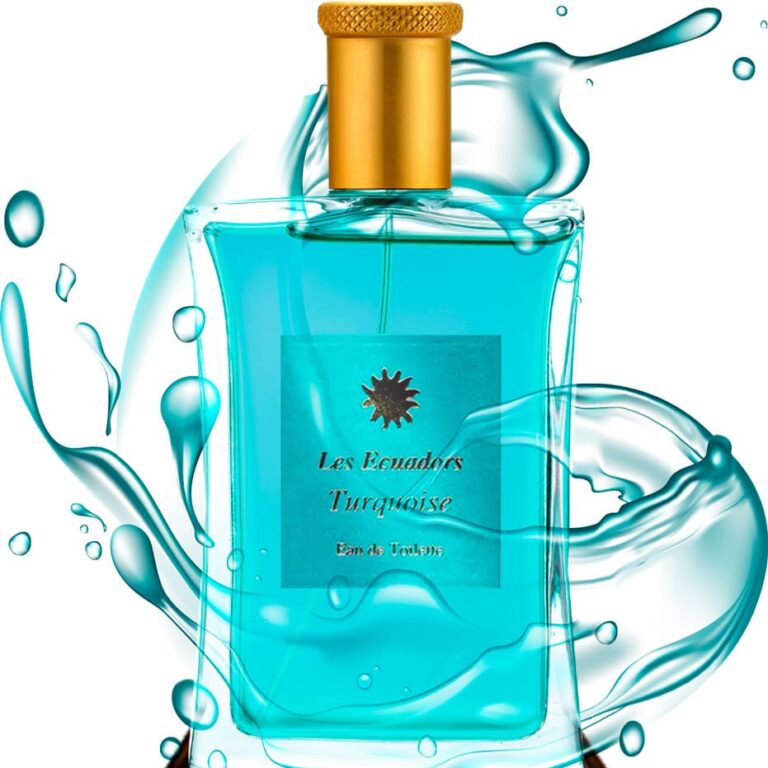 Turquoise d’Ecuadors, parfum de niche aux notes légères et raffinées proposé par Le Bijou Parfumé à Grenoble.